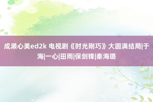 成濑心美ed2k 电视剧《时光刚巧》大圆满结局|于海|一心|田雨|保剑锋|秦海璐